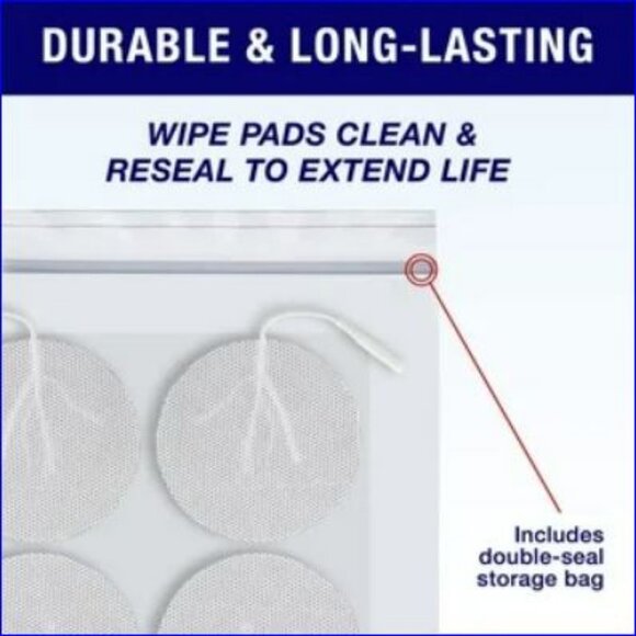 H-WAVE / HW-2000 Self-Adhesive Electrotherapy 2" Round Tens Connectors - 9 Packs - Picture 2 of 7